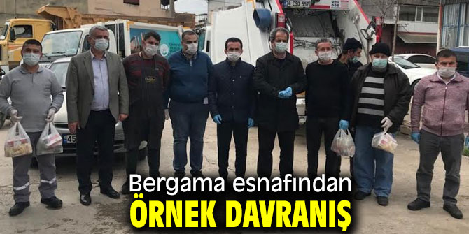Bergama esnafından örnek davranış