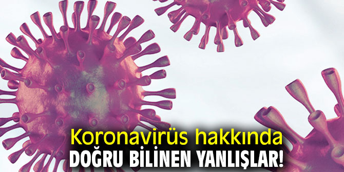 Koronavirüs hakkında doğru bilinen yanlışlar!