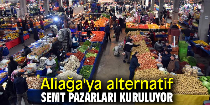 Alternatif semt pazarları kuruluyor