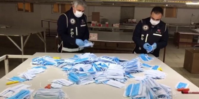 Sahte maske operasyonu!