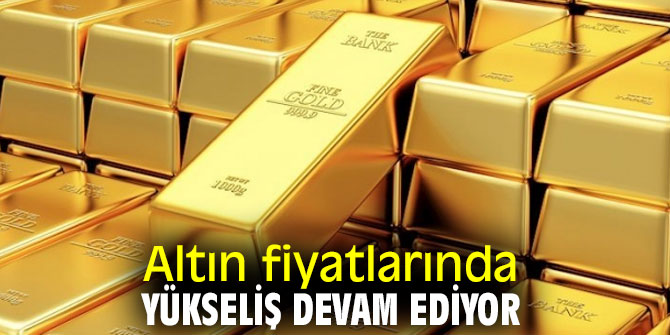 Altın fiyatlarında yükseliş devam ediyor