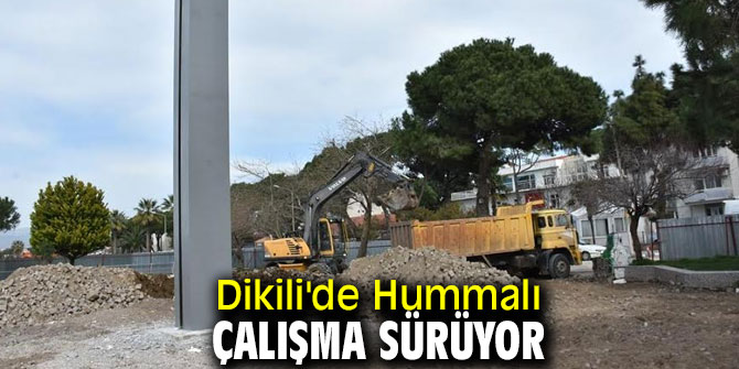 Dikili'de Hummalı Çalışma Sürüyor