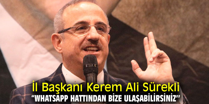 AK Parti İzmir, bir telefonun ucunda!