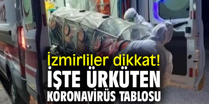 İzmirliler dikkat! İşte ürküten koronavirüs tablosu