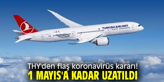 THY'den flaş koronavirüs kararı!