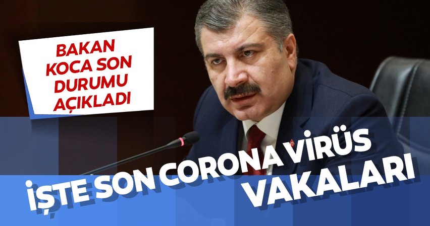 Bakan Koca son vakaları duyurdu!