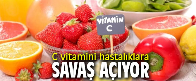 Hastalıklarla savaşmak için C vitamini!