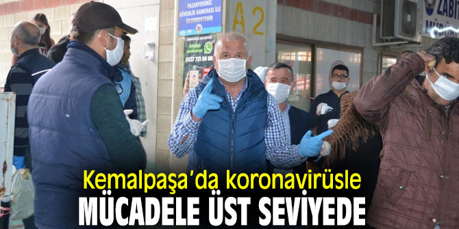 Kemalpaşa Belediyesi koronavirüsle mücadeleye devam ediyor
