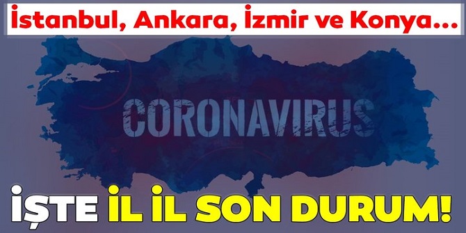 il il koronavirüs vaka ile vefat sayıları…