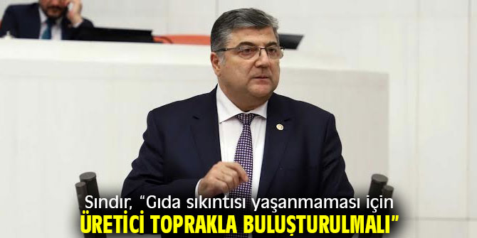 Milletvekili Kamil Okyay Sındır'dan gıda çıkışı!