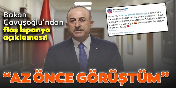 Bakan Çavuşoğlu'ndan flaş açıklama.