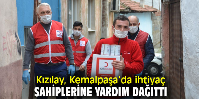 Kızılay, ihtiyaç sahiplerine yardım dağıttı