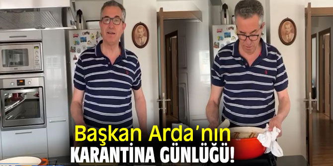 Başkan Arda, evde kal çağrısına uydu