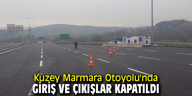 Kuzey Marmara Otoyolu'nda korona önlemi!