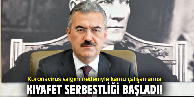 Koronavirüs salgını nedeniyle kamu çalışanlarına kıyafet serbestliği başladı!