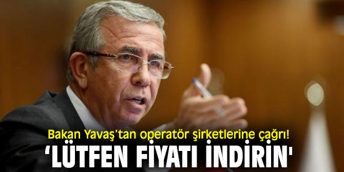 Başkan Yavaş’tan operatör şirketlerine çağrı! 