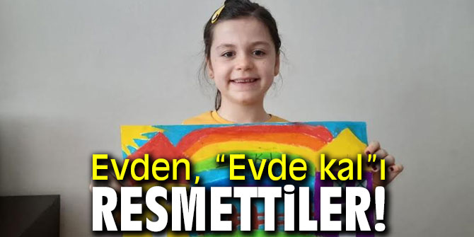 Evden, “Evde kal” teması işlediler!
