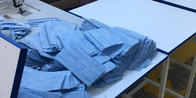 Kaçak maske operasyonu! 