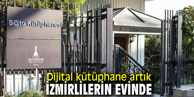 Dijital kütüphane artık İzmirlilerin evinde