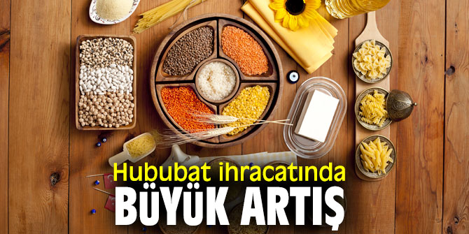 Hububat ihracatında büyük artış