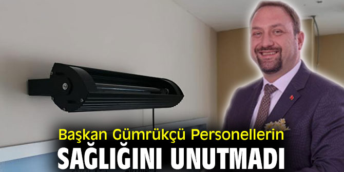 Başkan Gümrükçü Personellerin Sağlığını Unutmadı