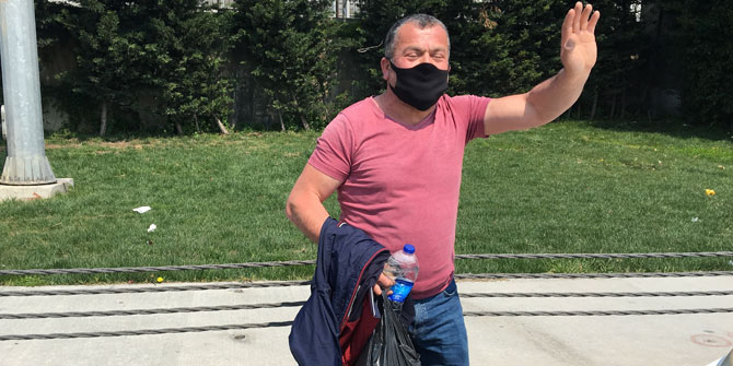 Alkollü sürücü, "Sokağa çıkmadım, arabamın içinde oturdum"