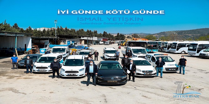 Seferihisar Belediyesi tam kadro sahada!