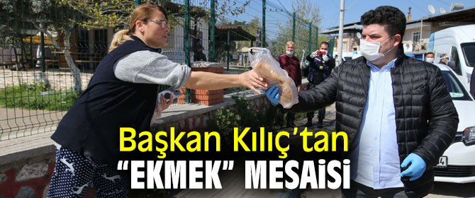 Başkan Kılıç fırını olmayan köylerde ekmek dağıttı
