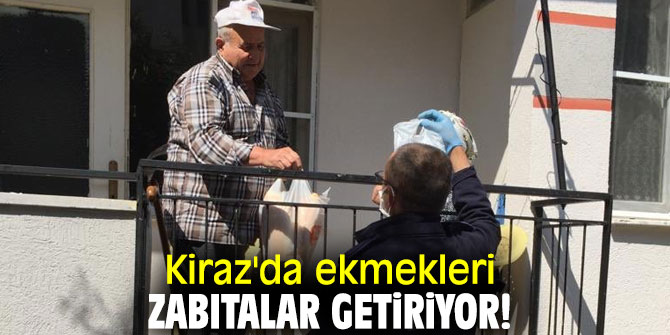 Kiraz'da ekmekleri zabıtalar getiriyor!