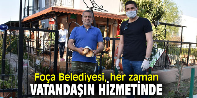 Foça Belediyesi, vatandaşların yanında!