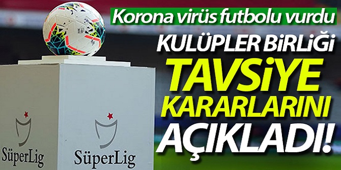 Kulüplerin %30 zarar yaşadığı bildirildi.
