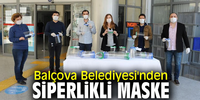Balçova Belediyesi'nden Siperlikli Maske
