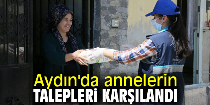 Aydın'da annelerin talepleri karşılandı