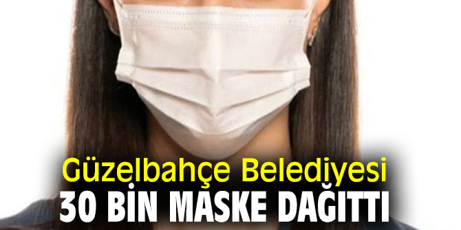 Güzelbahçe Belediyesi'nden 'kullan-at’ tipi maske