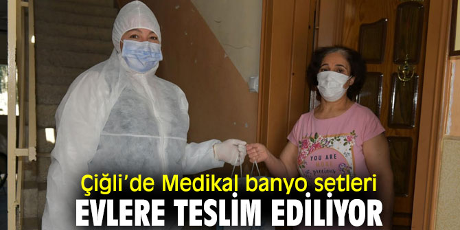 Çiğli’de Medikal banyo setleri evlere teslim ediliyor