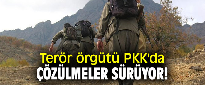 Terör örgütü PKK'da çözülmeler sürüyor!