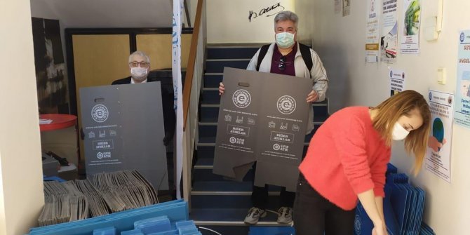 EÜ’de “Gri Atık Toplama Kutuları” koyuldu