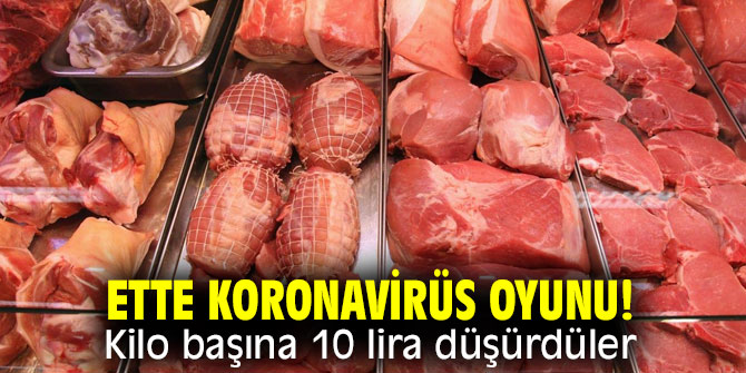 Koronavirüs fırsatçılarından ette  oyun!