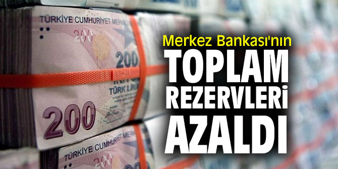 Merkez'in toplam rezervleri azaldı