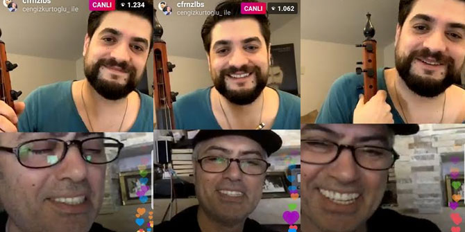 Devler, canlı yayında buluştu