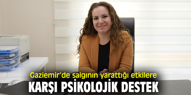 Gaziemir Belediyesi'nden koronavirüse karşı psikolojik destek!