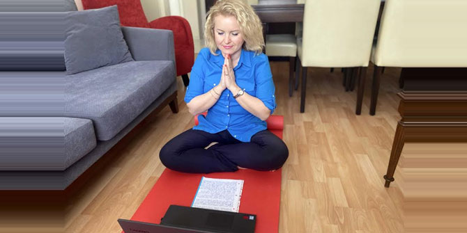 Öğrencilere on-line meditasyon