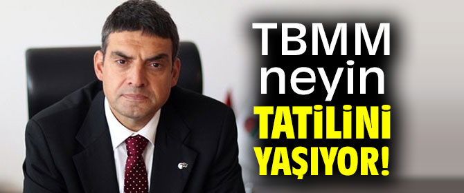 TBMM neyin tatilini yaşıyor! 