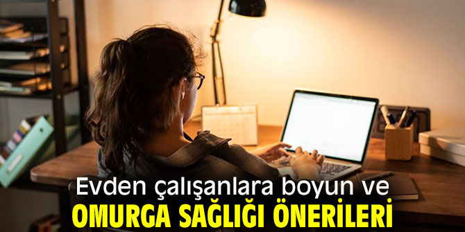 Evden çalışırken bilgisayarınızın yüksekliğini...