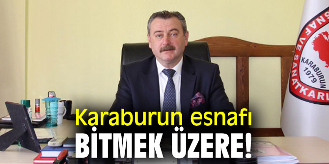 Karaburun esnafı bitmek üzere!