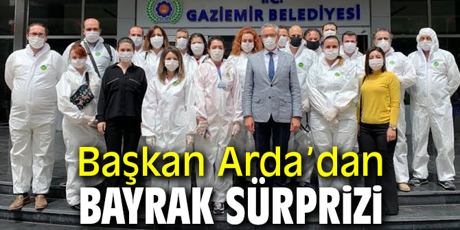 Başkan Arda’dan bayrak sürprizi
