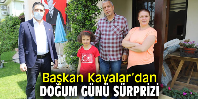Başkan Kayalar, 23 Nisan'da doğan çocuklara Sürpriz yaptı