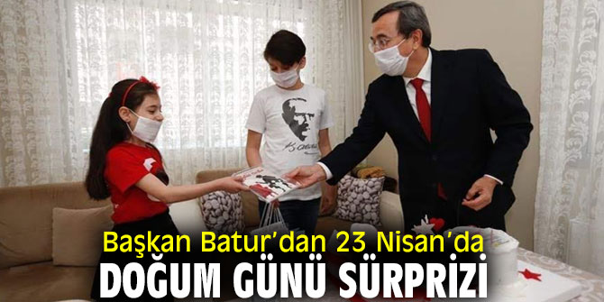 Başkan Batur’dan doğum günü sürprizi!