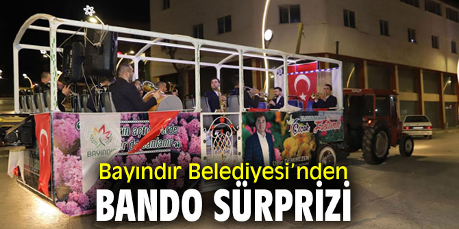 23 Nisan Bayındır'da coşkuyla kutlandı