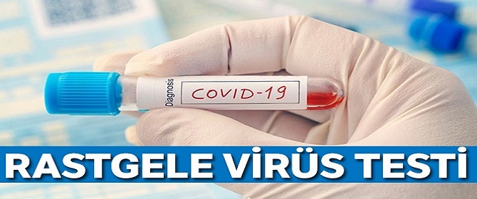 Rastgele test çalışması başlatıldı.